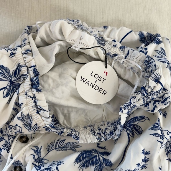 Lost + Wander Blue and White Maxi Dress - Picture 3 of 6